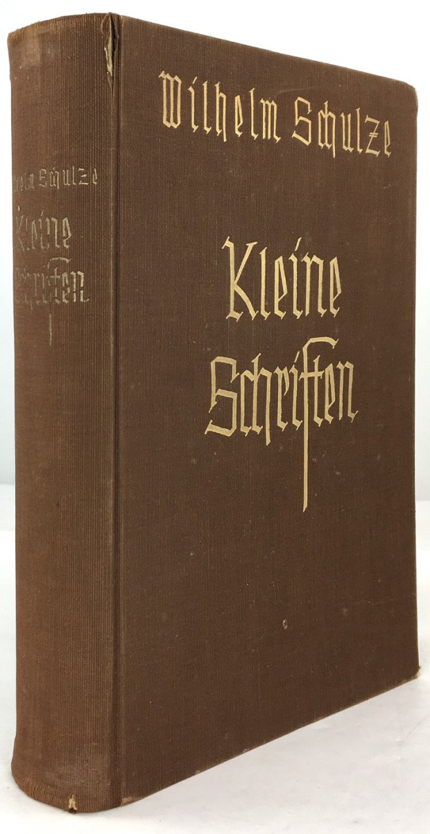 Abbildung von "Keine Schriften. Zum 70. Geburtstag am 15. Dezember 1933 herausgegeben vom Indogermanischen Seminar der Universit&auml;t Berlin..."