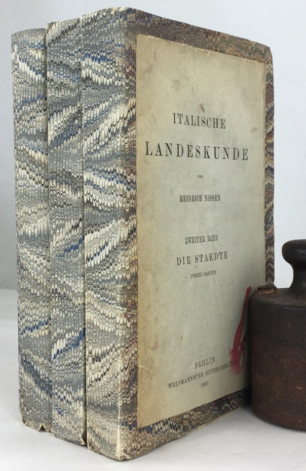 Abbildung von "Italienische Landeskunde. (2 B&auml;nde in 3 Teilb&auml;nden). Erster Band: Land und Leute..."