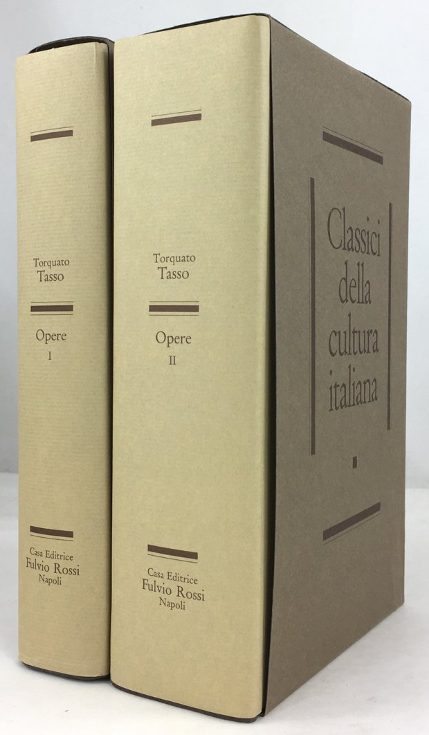 Abbildung von "Opere Tomo I + II a cura di Ettore Mazzali. Ristampa della prima edizione."