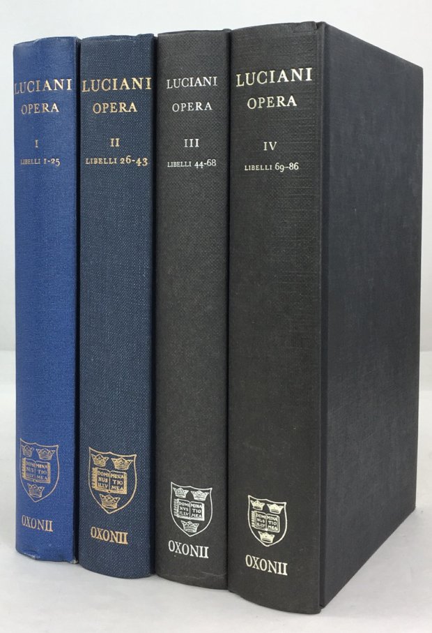 Abbildung von "Luciani opera. Recognovit brevique adnotatione critica instruxit M(atthew) D(onald) Macleod..."
