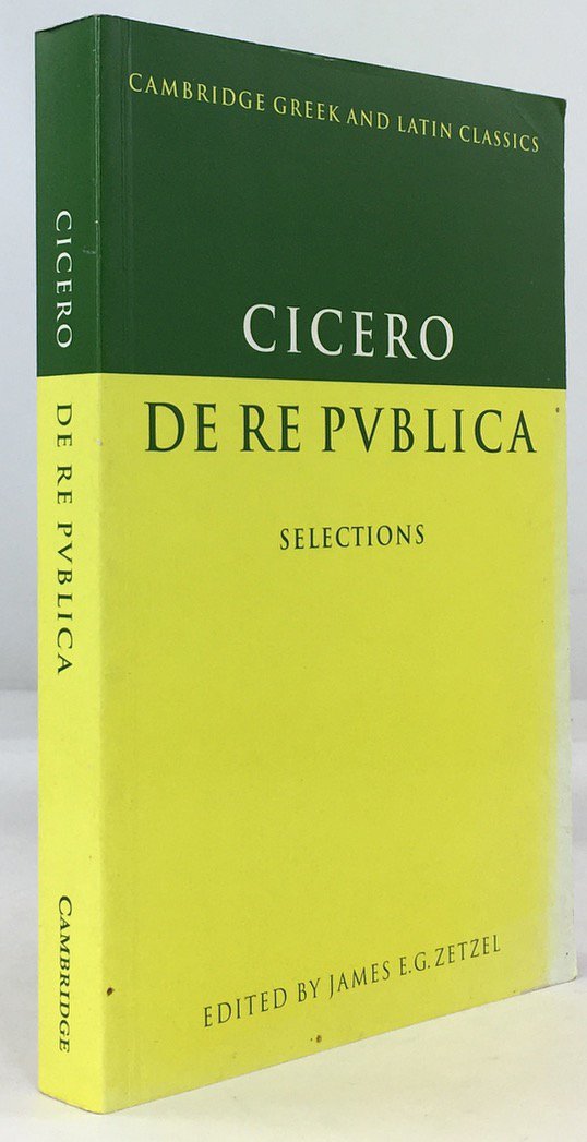 Abbildung von "De re publica. Selections. edited by James E. G. Zetzel."