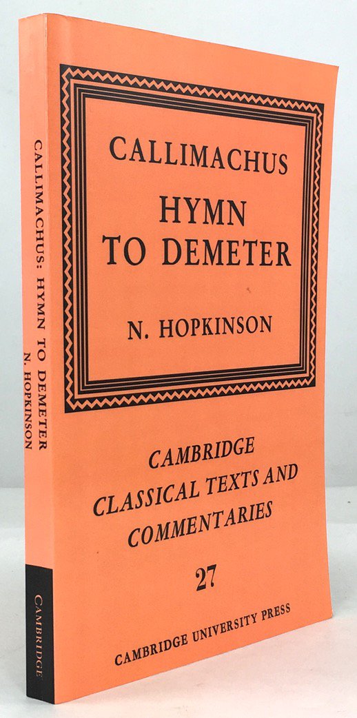 Abbildung von "Hymn to Demeter. Edited with an introduction and commentary by N. Hopkinson."