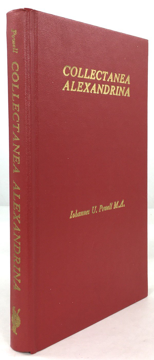 Abbildung von "Collectanea Alexandrina: reliquiae minores poetarum Graecorum aetatis Ptolemaicae 323-146 A. C. epicorum,..."