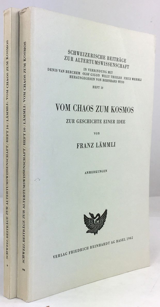 Abbildung von "Vom Chaos zum Kosmos. Zur Geschichte einer Idee. (2 B&auml;nde)."
