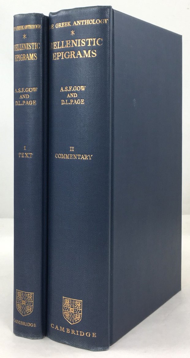 Abbildung von "The Greek Anthology : Hellenistic epigrams. (2 volumes). Vol. I: Introduction,..."