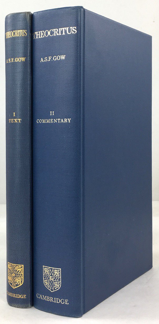 Abbildung von "Theocritus. Edited with a translation and commentary by A. S. F. Gow..."