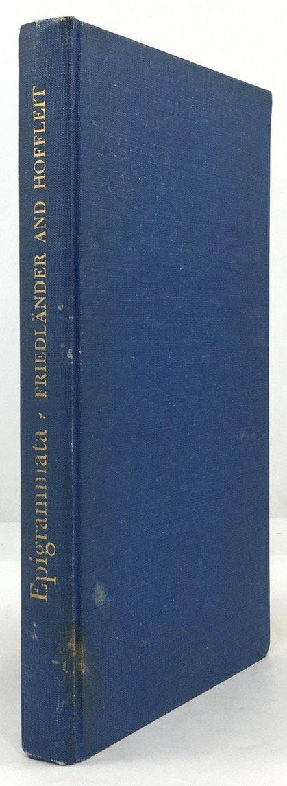 Abbildung von "Epigrammata. Greek Inscriptions in Verse. From the Beginnings to the Persian Wars."