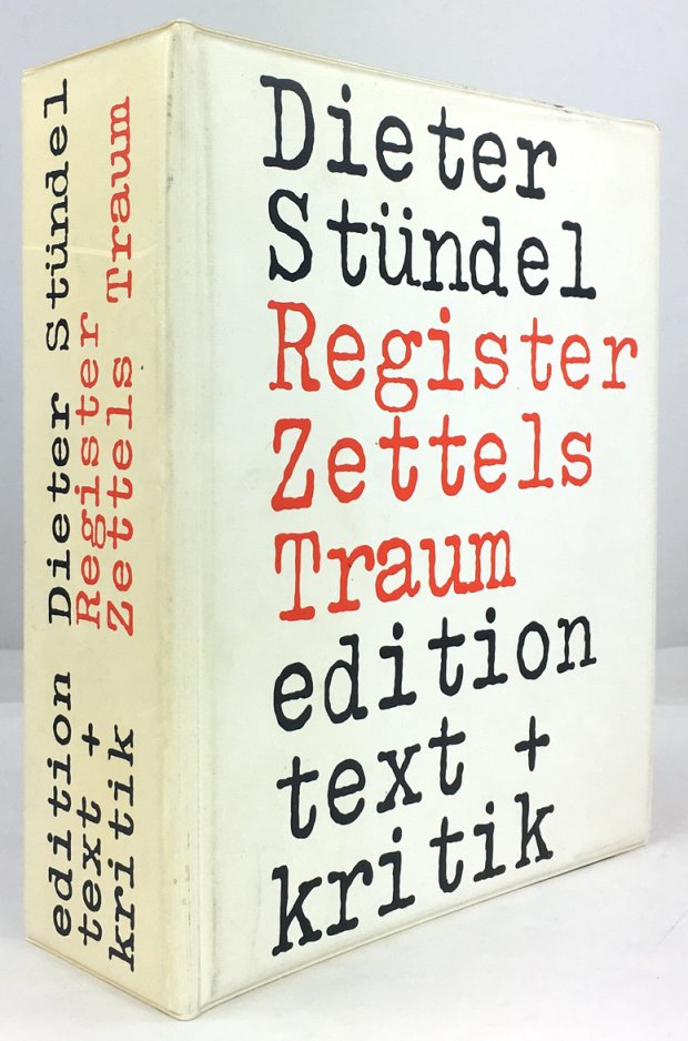 Abbildung von "Register zu Zettels Traum. Eine Ann&auml;herung."