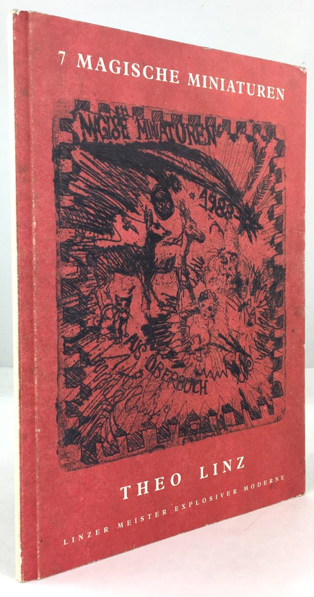 Abbildung von "7 Magische Miniature mit 7 Kupfer-Radierwerk-Wiedergaben samt Prolog- und Epilogus-Poetik des K&uuml;nstler-Autors als avant-nehmbare Jahresausklangs-Poesie mit besinnlich-frohlockend-beschausame-dualen Wohlbefindens-W&uuml;nschen zu diesem handsignierten Exemplar."