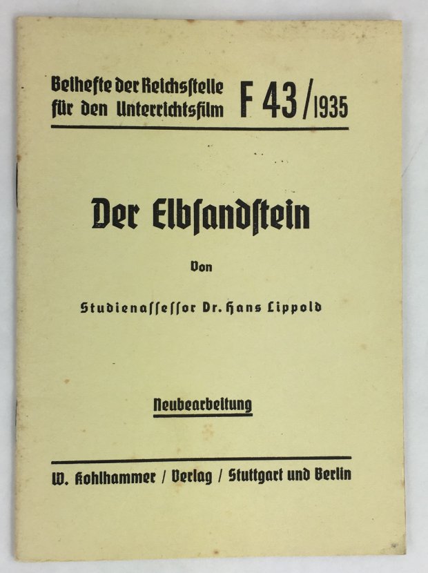 Abbildung von "Der Elbsandstein. Neubearbeitung."