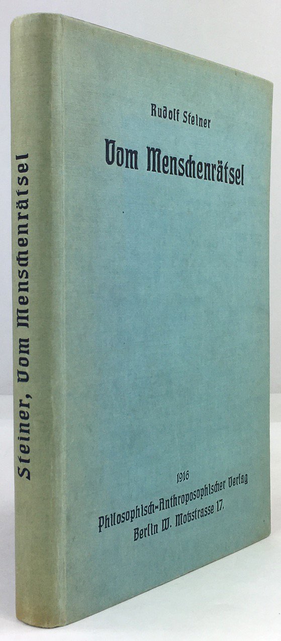 Abbildung von "Vom Menschenr&auml;tsel. Denken, Schauen, Sinnen einer Reihe deutscher und &ouml;sterreichischer Pers&ouml;nlichkeiten..."