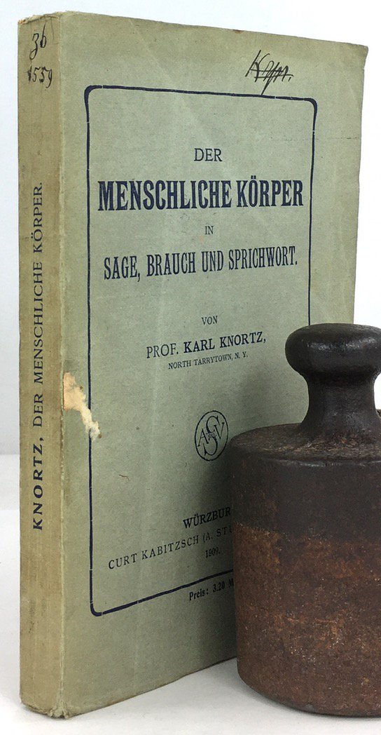 Abbildung von "Der menschliche K&ouml;rper in Sage, Brauch und Sprichwort."