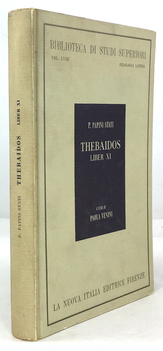 Abbildung von "P. Paini Stati : Thebaidos. Liber undecimus. Introduzione, texto critico,..."