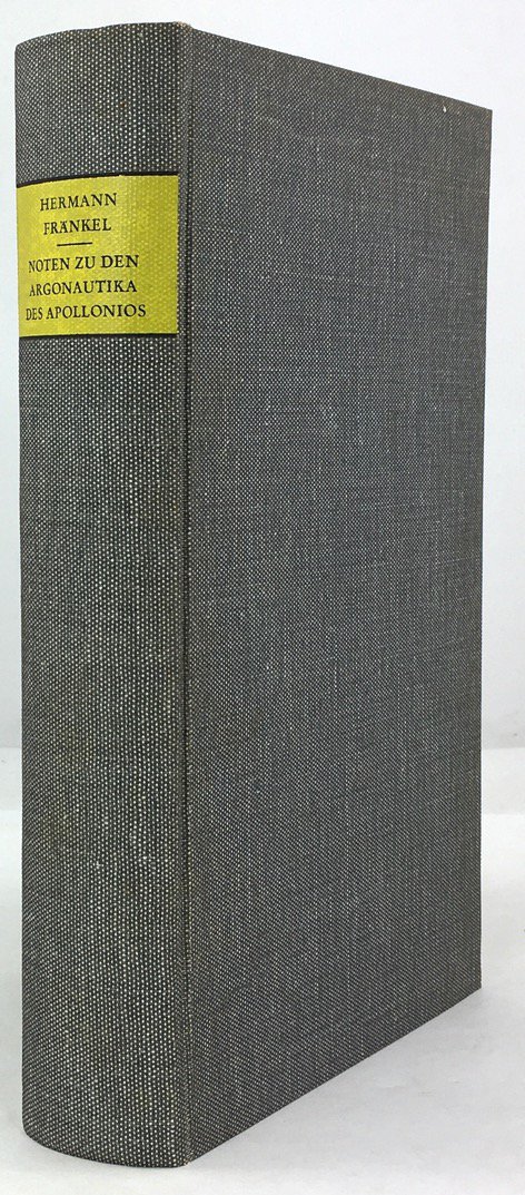 Abbildung von "Noten zu den Argonautika des Apollonios."