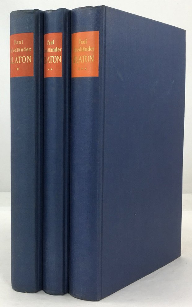 Abbildung von "Platon. (3 B&auml;nde). Zweite erweiterte und verbesserte Auflage. Band I: Seinswahrheit und Lebenswirklichkeit..."