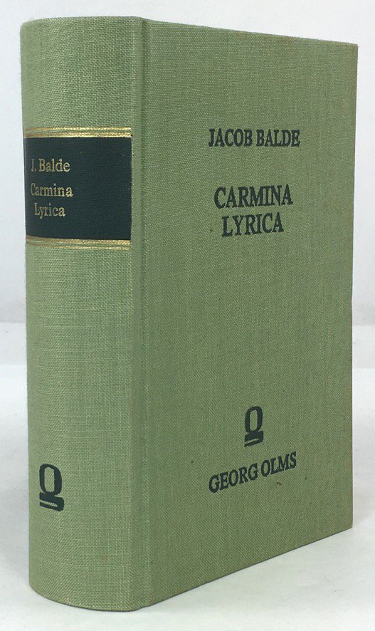 Abbildung von "Carmina Lyrica. Recognovit annotationibusque illustravit P. Benno M&uuml;ller. (= Nachdruck der Ausgabe Regensburg 1884.)"
