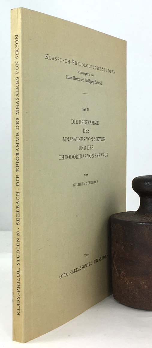 Abbildung von "Die Epigramme des Mnasalkes von Sikyon und des Theodoridas von Syrakus."