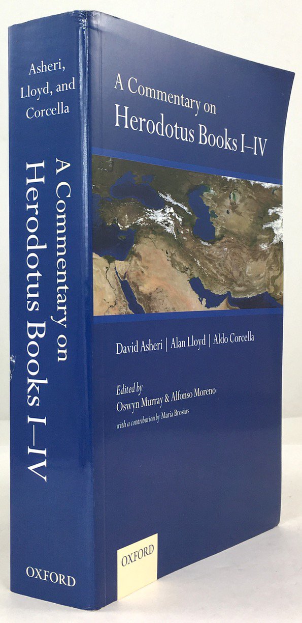 Abbildung von "A Commentary on Herodotus Books I - IV. Edited by Oswyn Murray and Alfonso Moreno..."