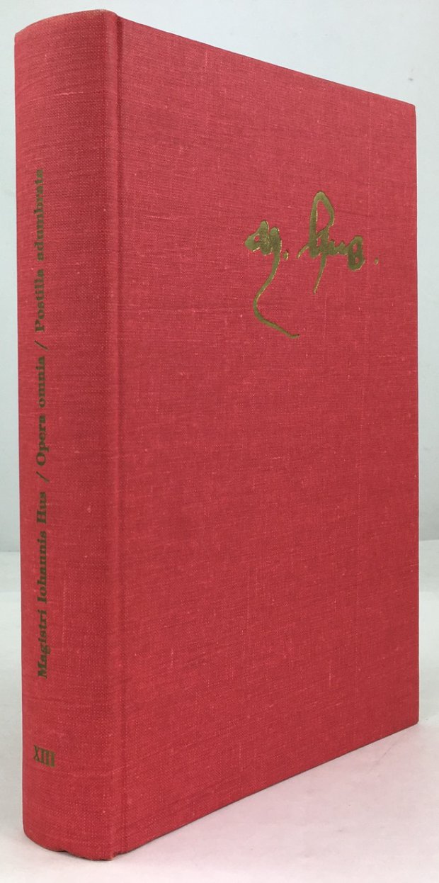Abbildung von "Magistri Iohannis Hus: Postilla Adumbrata. Liber cura Commissionis ad Hussii Opera omnia edenda ab academico Collegio historiae creatae vulgatus."