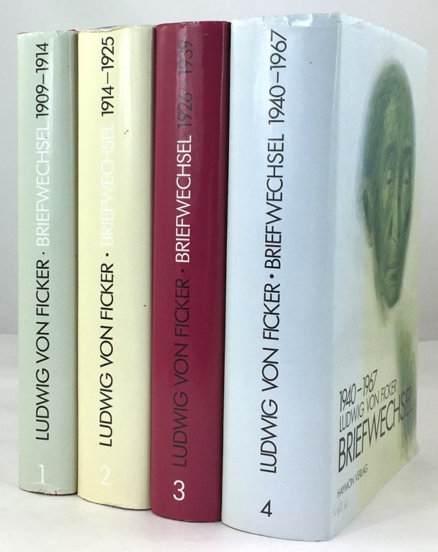 Abbildung von "Briefwechsel. 1909 - 1914 / 1914 - 1925 / 1926 - 1939 / 1940 - 1967. ( 4 B&auml;nde cplt.)"