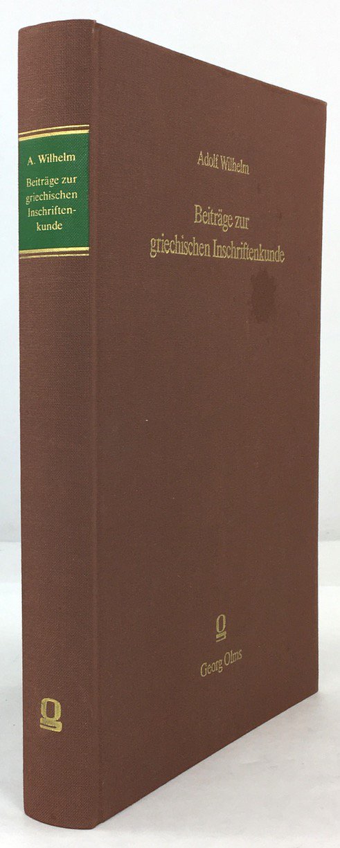 Abbildung von "Beitr&auml;ge zur griechischen Inschriftenkunde."