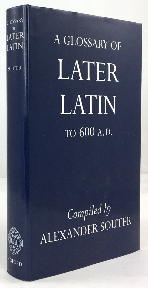 Abbildung von "A Glossary of Later Latin to 600 A. D."