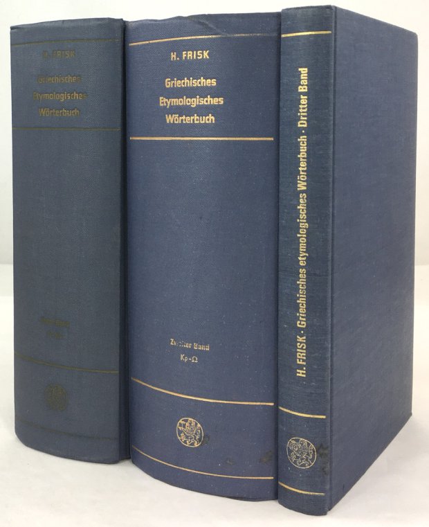 Abbildung von "Griechisches Etymologisches W&ouml;rterbuch. (3 B&auml;nde). Band I: A - Ko..."
