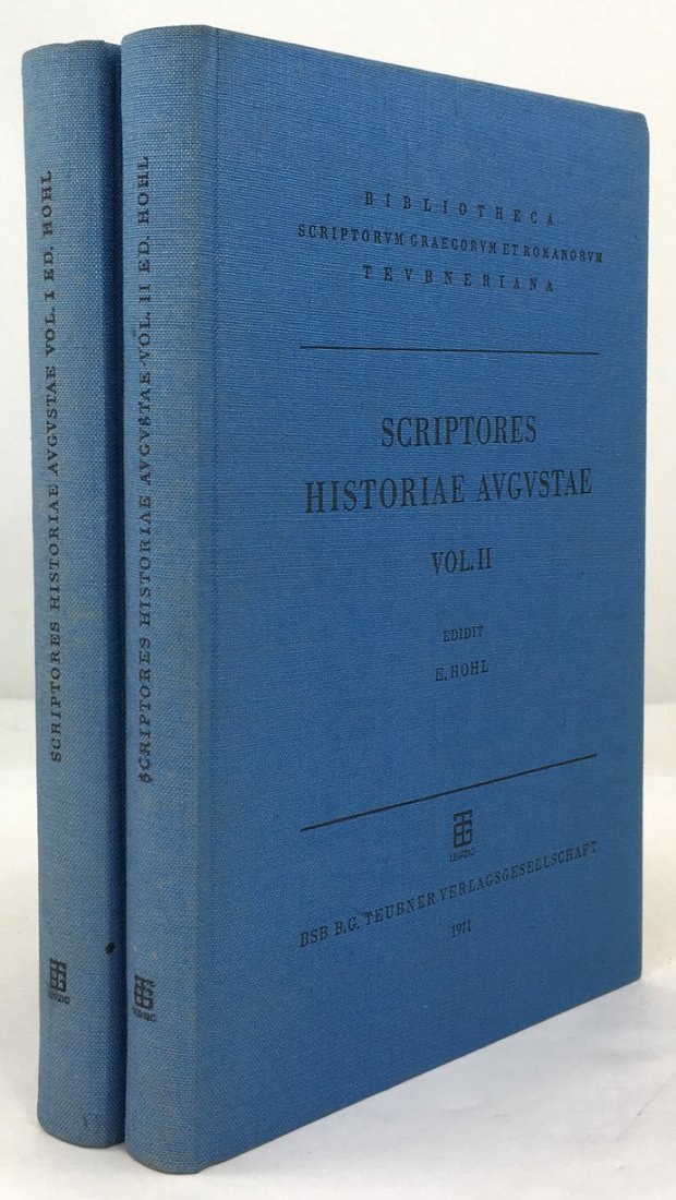 Abbildung von "Scriptores Historiae Augustae. (2 B&auml;nde). Volumen I: Editio stereotypa correctior addenda et corrigenda adiecerunt Ch..."