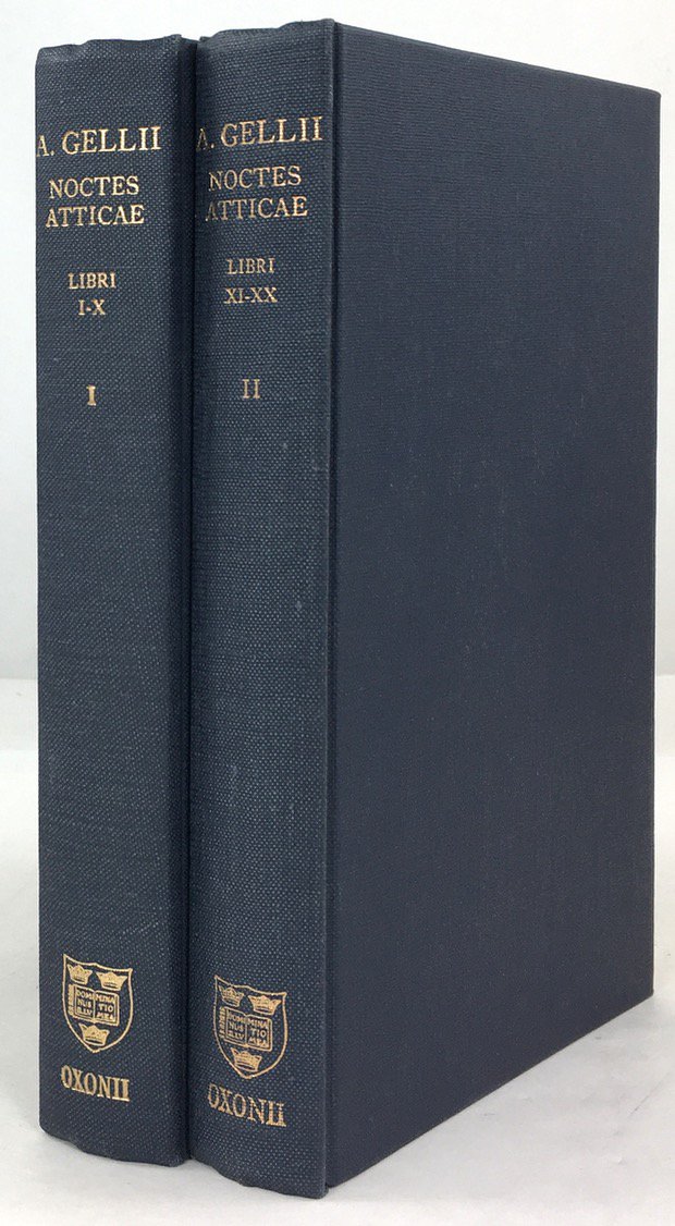 Abbildung von "Noctes Atticae. Recognovit brevique adnotatione critica instruxit P. K. Marshall..."