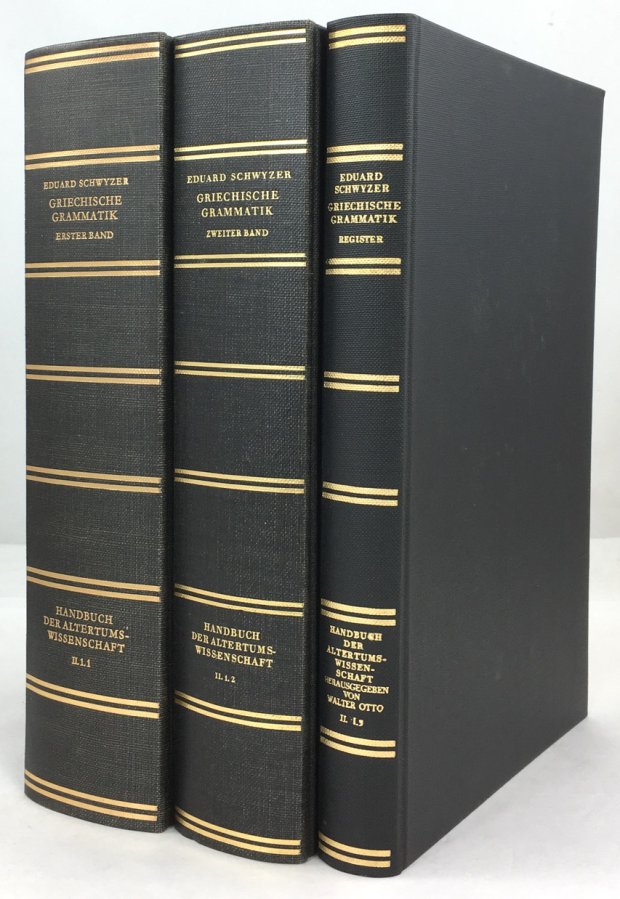 Abbildung von "Griechische Grammatik. Auf der Grundlage von Karl Brugmanns Griechischer Grammatik..."