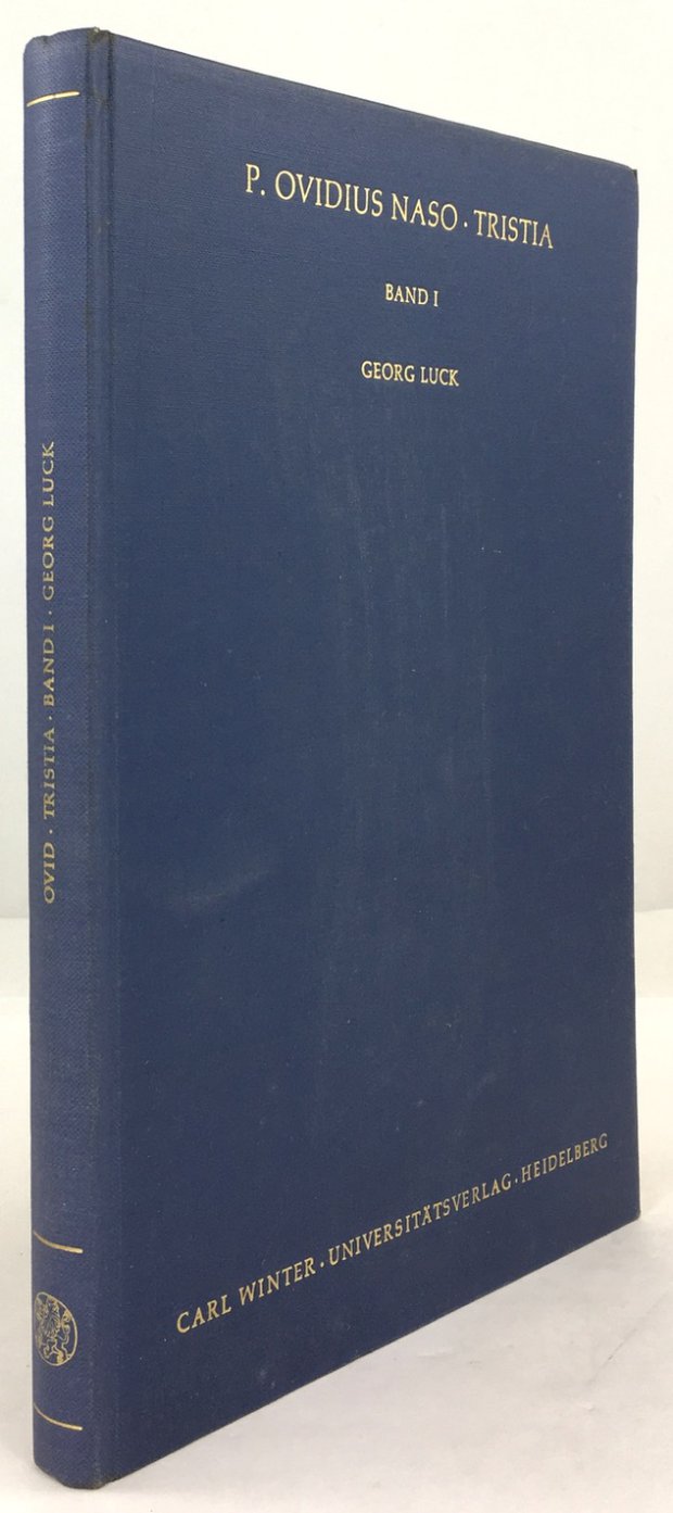 Abbildung von "P. Ovidius Naso. Tristia. Band I: Text und &Uuml;bersetzung."