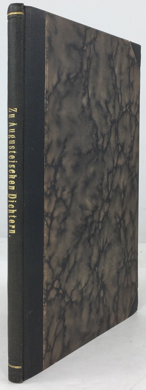 Abbildung von "Philologische Untersuchungen. Zweites Heft: Zu Augusteischen Dichtern."