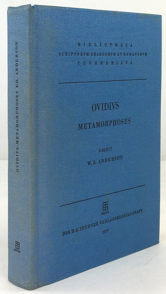 Abbildung von "P. Ovidii Nasonis: Metamorphoses. 1. Auflage."