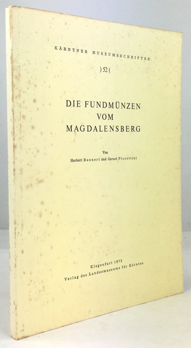 Abbildung von "Die Fundm&uuml;nzen vom Magdalensberg."