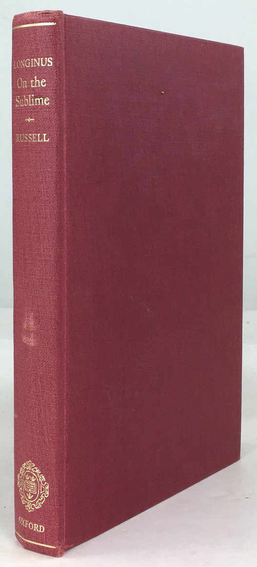 Abbildung von "On the Sublime. Edited with introduction and commentary by D. A. Russell."