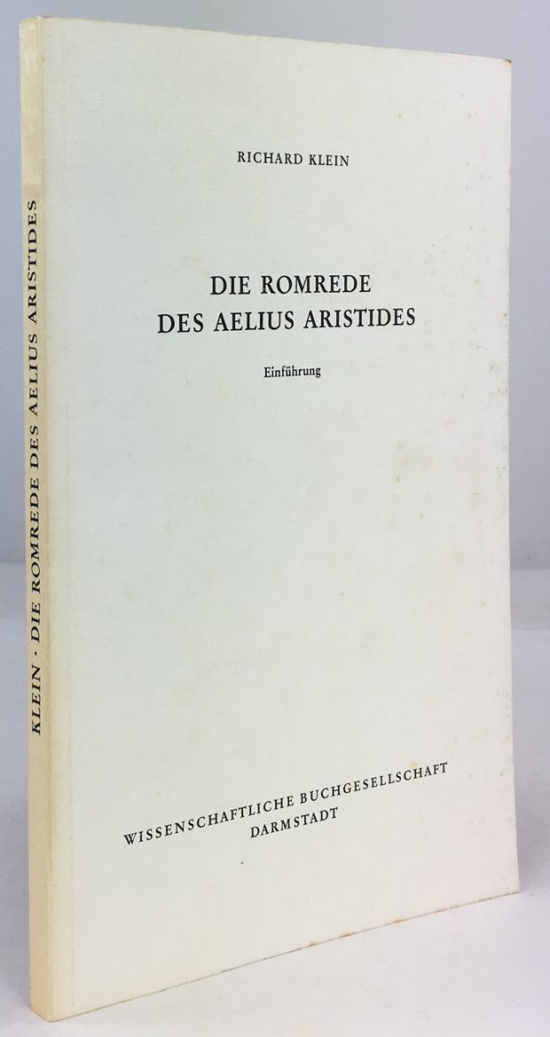 Abbildung von "Die Romrede des Aelius Aristides. Einf&uuml;hrung."