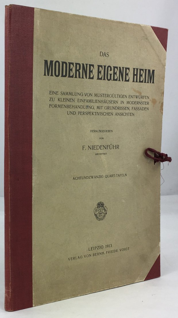 Abbildung von "Das moderne eigene Heim. Eine Sammlung von musterg&uuml;ltigen Entw&uuml;rfen zu kleinen Einfamilienh&auml;usern in modernster Formenbehandlung,..."