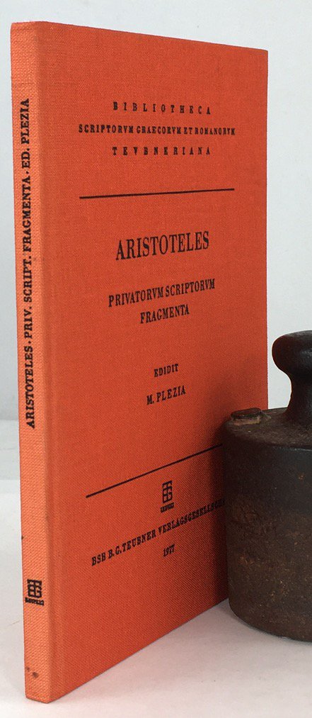 Abbildung von "Aristoteles Privatorum Scriptorum Fragmenta."