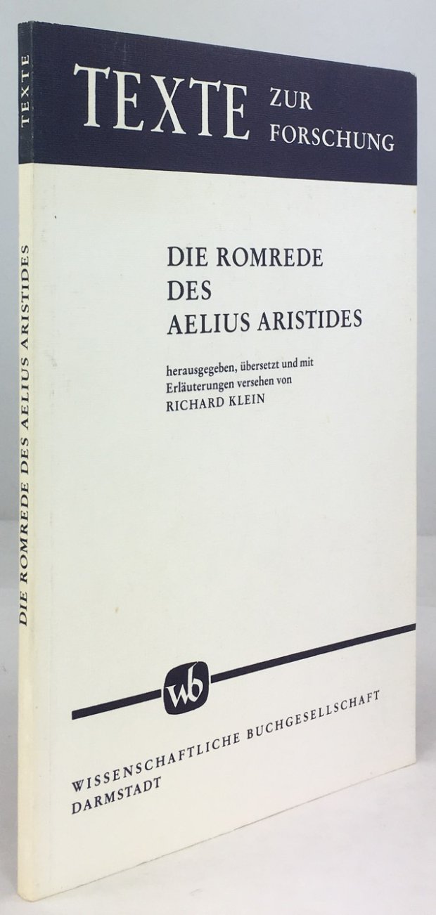 Abbildung von "Die Romrede des Aelius Aristides."