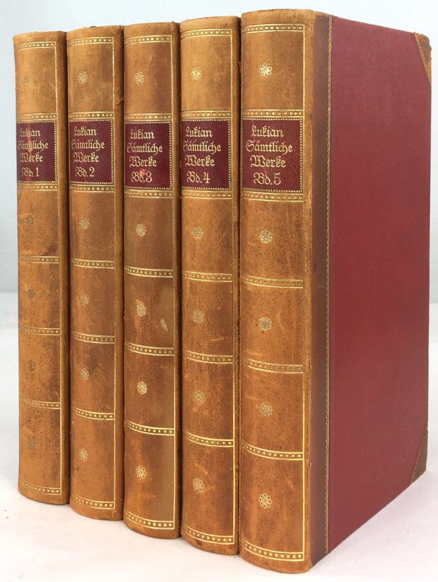 Abbildung von "S&auml;mtliche Werke. Mit Anmerkungen. Nach der &Uuml;bersetzung von C. M. Wieland bearbeitet und erg&auml;nzt von Hanns Floerke..."