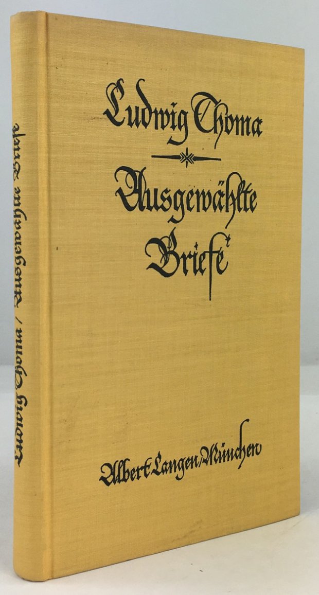 Abbildung von "Ausgew&auml;hlte Briefe. Herausgegeben von Josef Hofmiller und Michael Hochgesang."