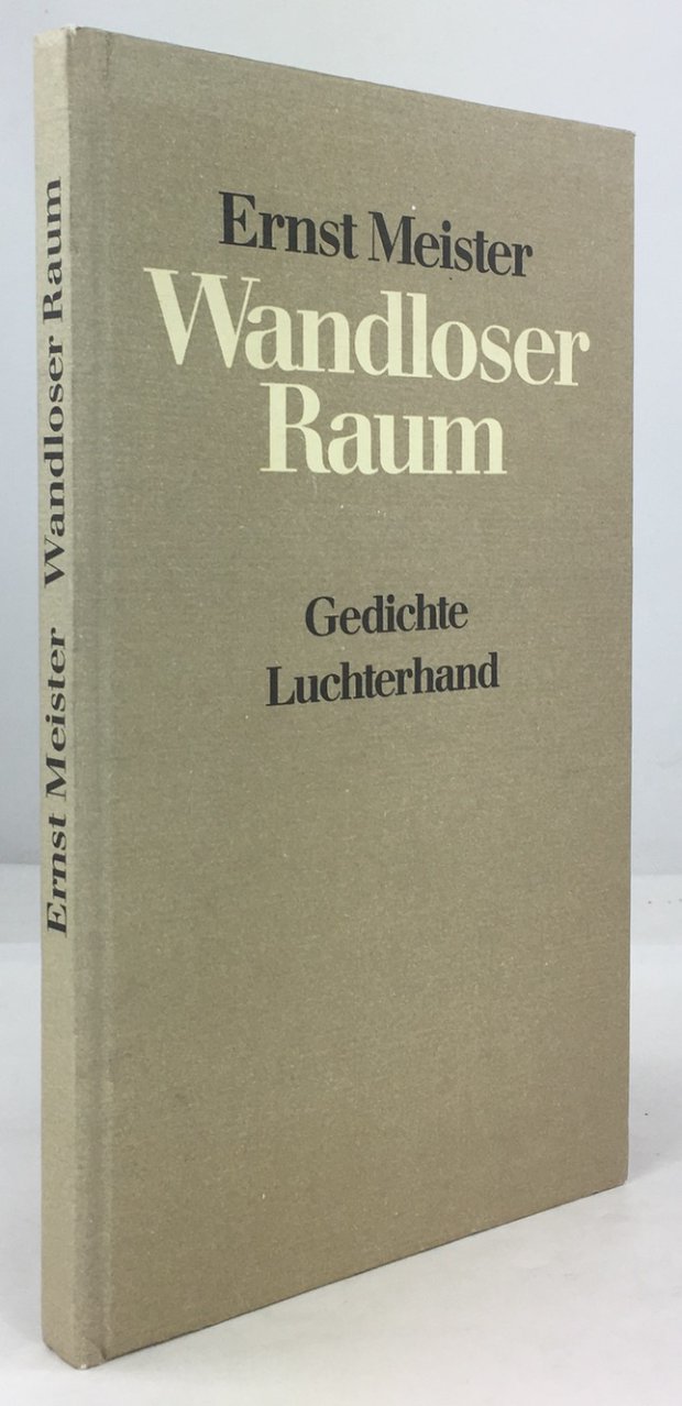 Abbildung von "Wandloser Raum. Gedichte."