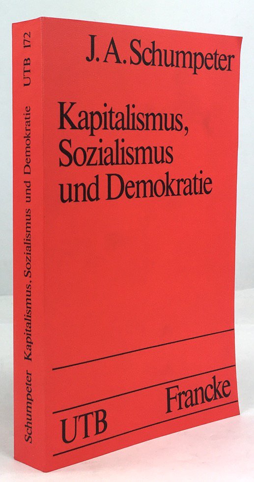 Abbildung von "Kapitalismus, Sozialismus und Demokratie. &Uuml;bersetzung aus dem Englischen von Susanne Preiswerk..."