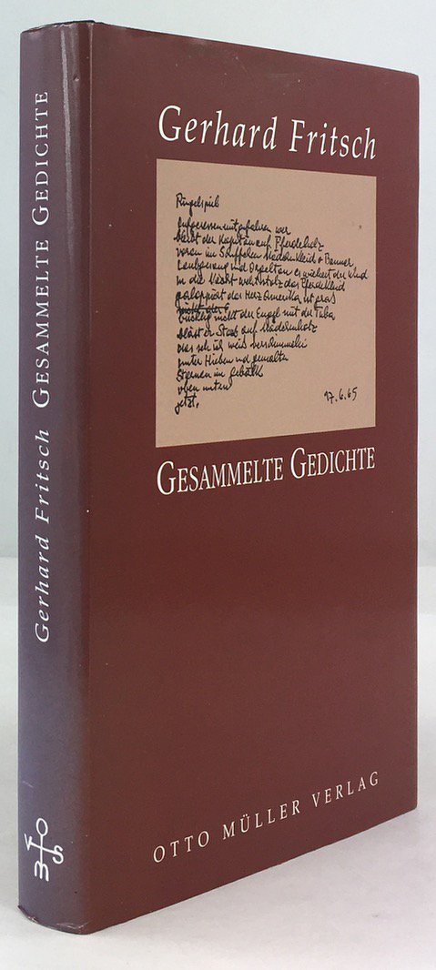 Abbildung von "Gesammelte Gedichte. Herausgegeben von Reinhard Urbach."