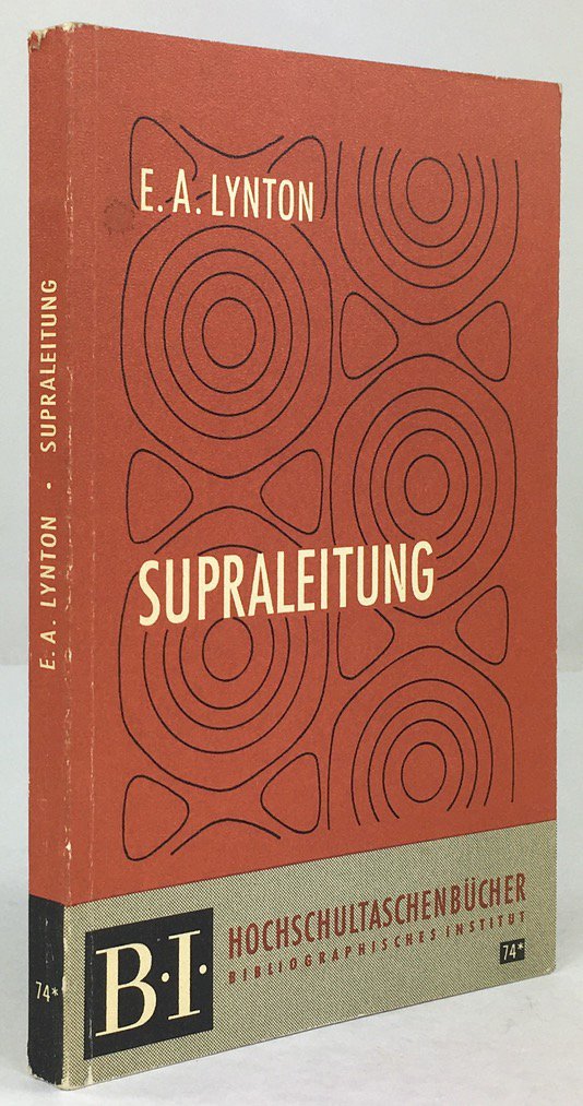 Abbildung von "Supraleitung. Ins Deutsche übersetzt von W. Wolfer."