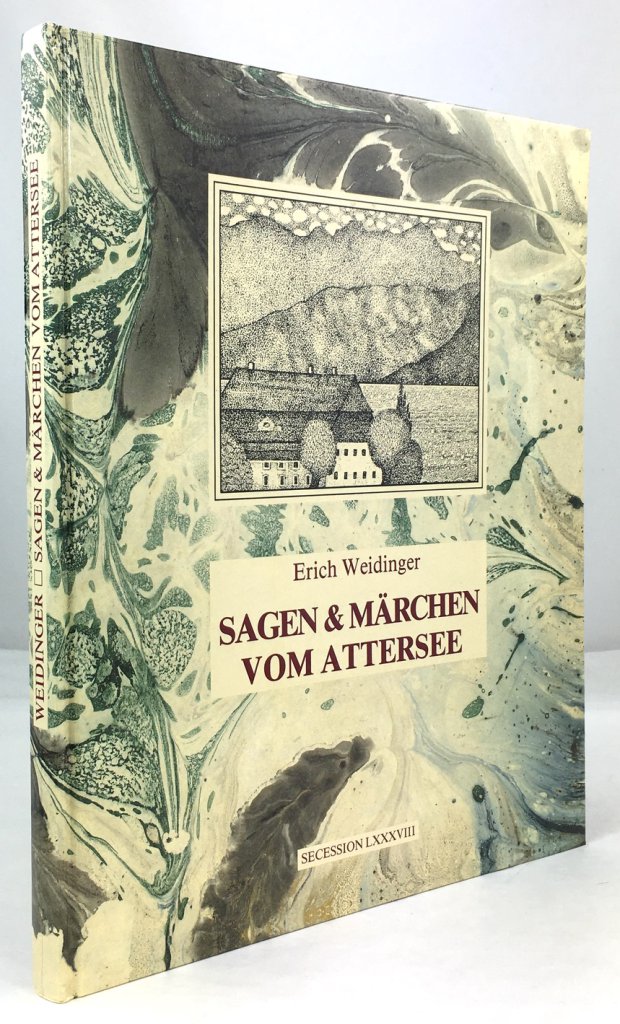 Abbildung von "Sagen & M&auml;rchen vom Attersee. Illustriert von Sabby Schmutzer. (12 Federzeichnungen in Originalgr&ouml;&szlig;e)..."