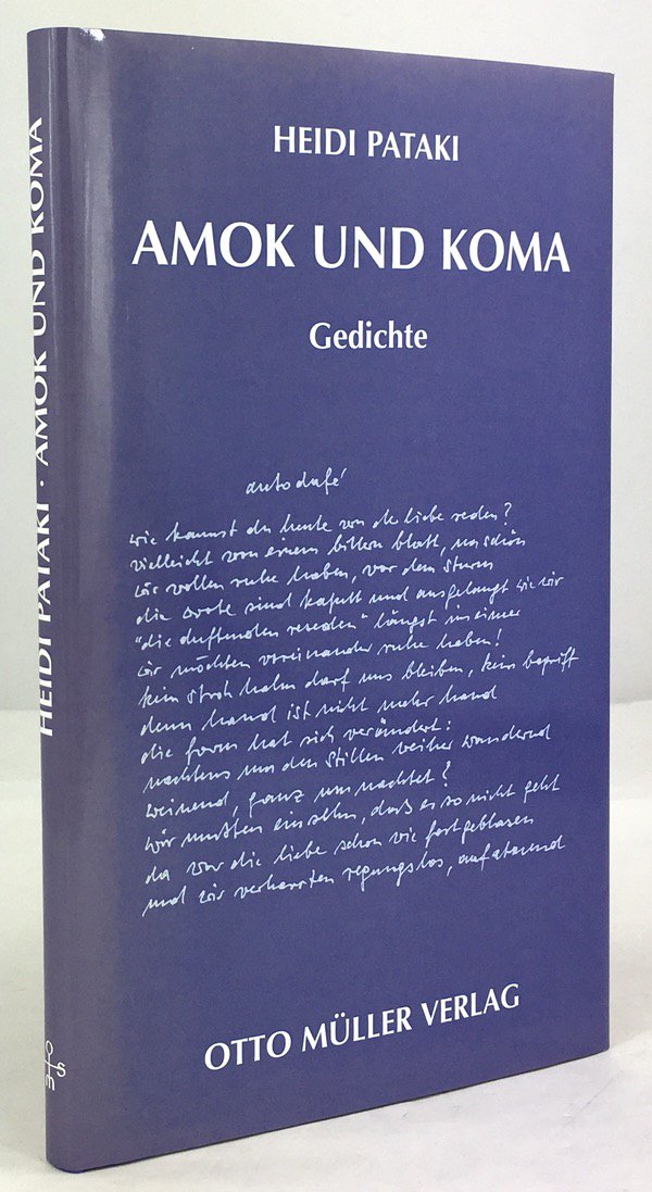 Abbildung von "Amok und Koma. Gedichte. Mit einem Vorwort von Julian Schutting."