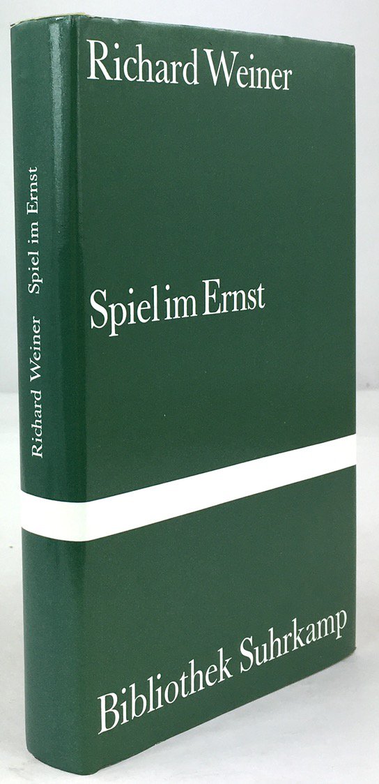 Abbildung von "Spiel im Ernst. Aus dem Tschechischen von Peter Sacher. Erste Auflage."