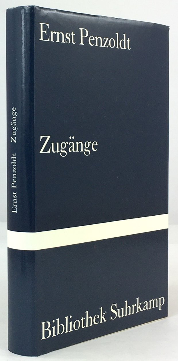 Abbildung von "Zug&auml;nge. Erz&auml;hlung. Mit aquarellierten Federzeichnungen des Verfassers. Erste Auflage."