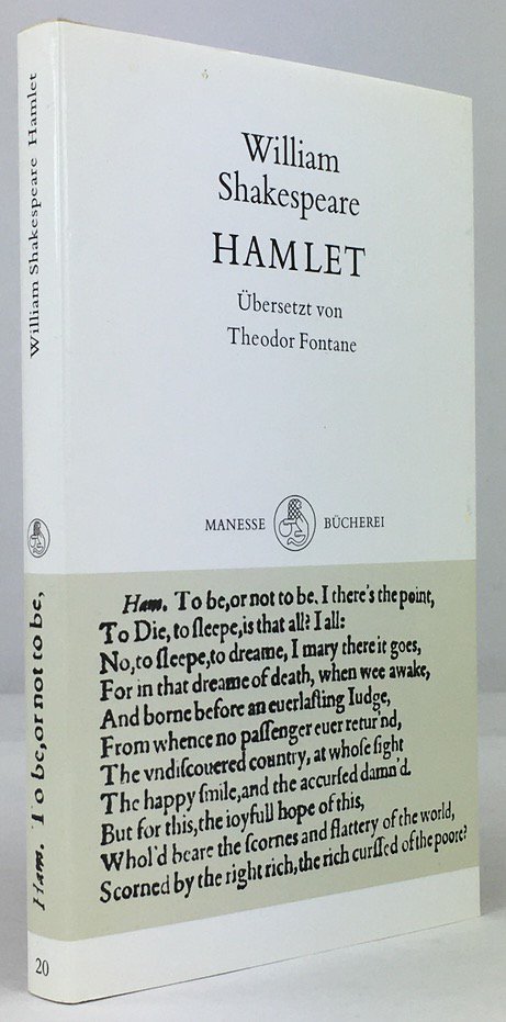 Abbildung von "Hamlet. Prinz von D&auml;nemark. Aus dem Englischen &uuml;bertragen von Theodor Fontane..."